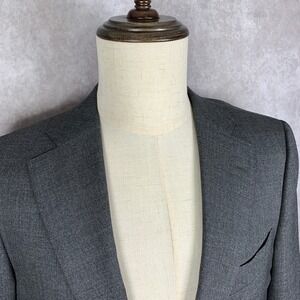 Suitsupply Suit Jacket Men 40R Gray Lazio Blazer Sport Coat Vitale Barberis
